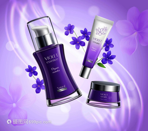 自然科技，美膚新享 紫羅蘭精華與奶油分配器的寫實(shí)藝術(shù)