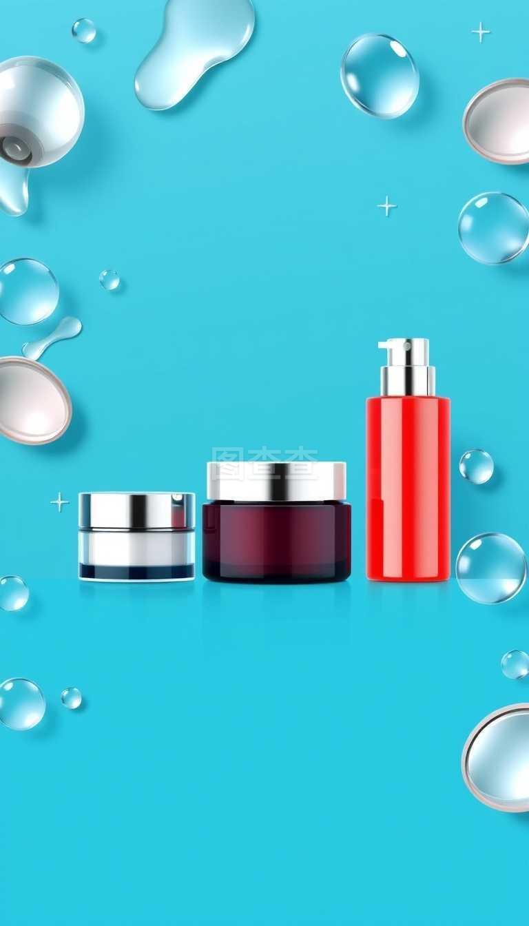 創(chuàng)新融合 化妝品與家用電器的3D寫實(shí)矢量圖示模板設(shè)計(jì)